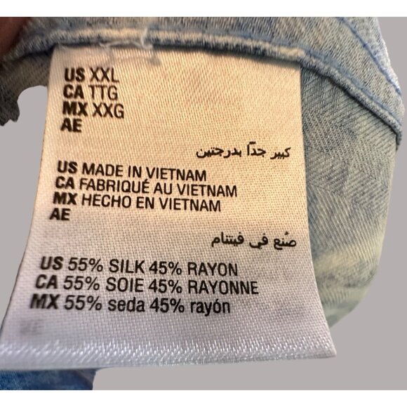 Club Room Men's Collared button Down DressShirt Size XXL - Picture 11 of 12